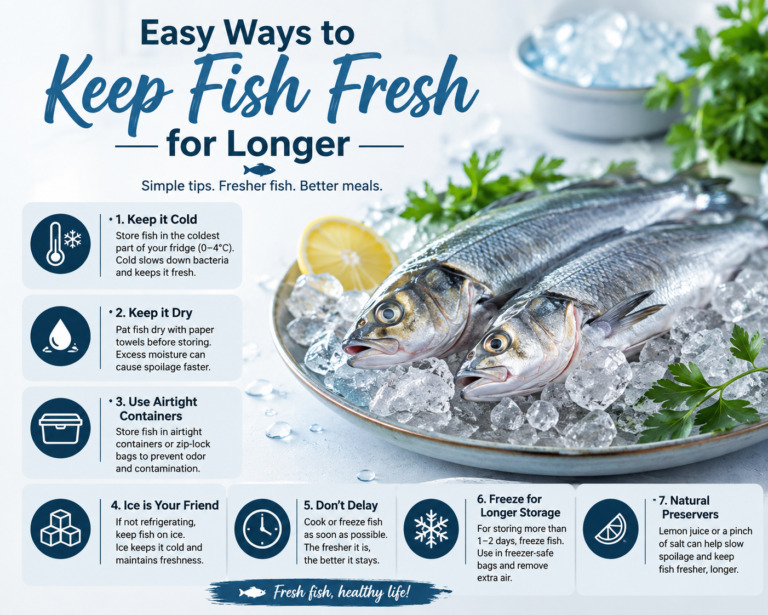 Easy Ways to Keep Fish Fresh for Longer (মাছ দীর্ঘক্ষণ সতেজ রাখার সহজ উপায়)