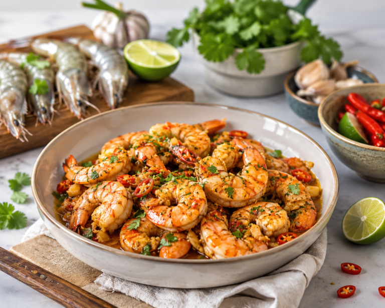 Easy Homemade Shrimp Recipe (চিংড়ি দিয়ে সহজ একটি ঘরোয়া রেসিপি)